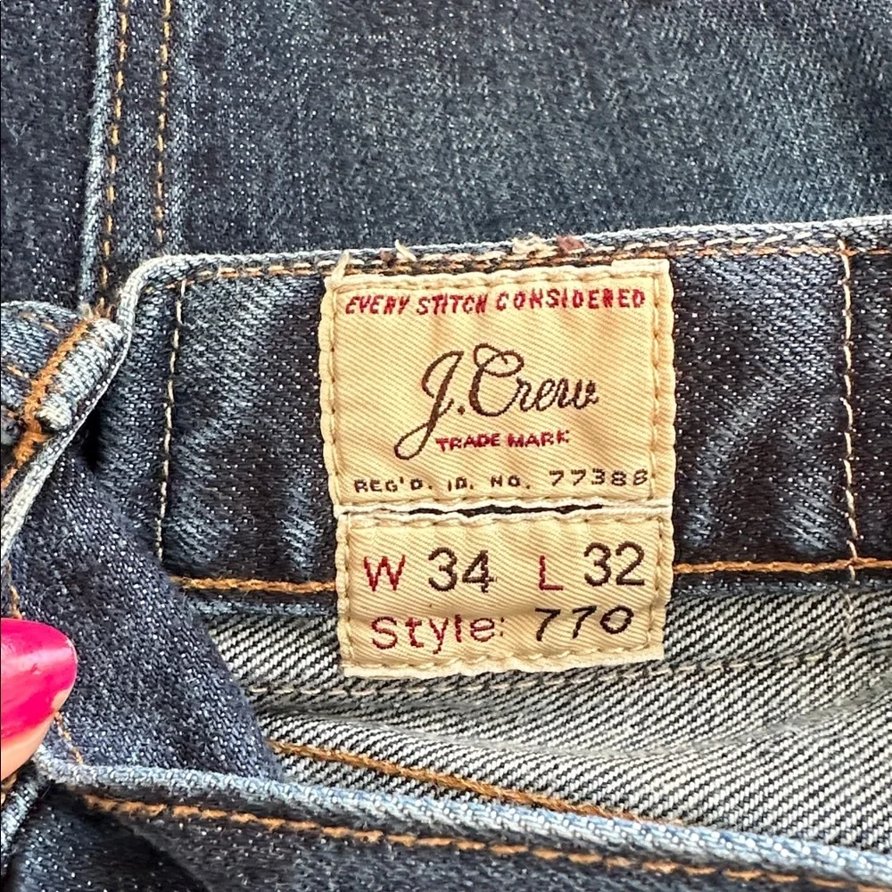 J.Crew 770™ Straight-fit stretch jean in indigo raw Japanese denim